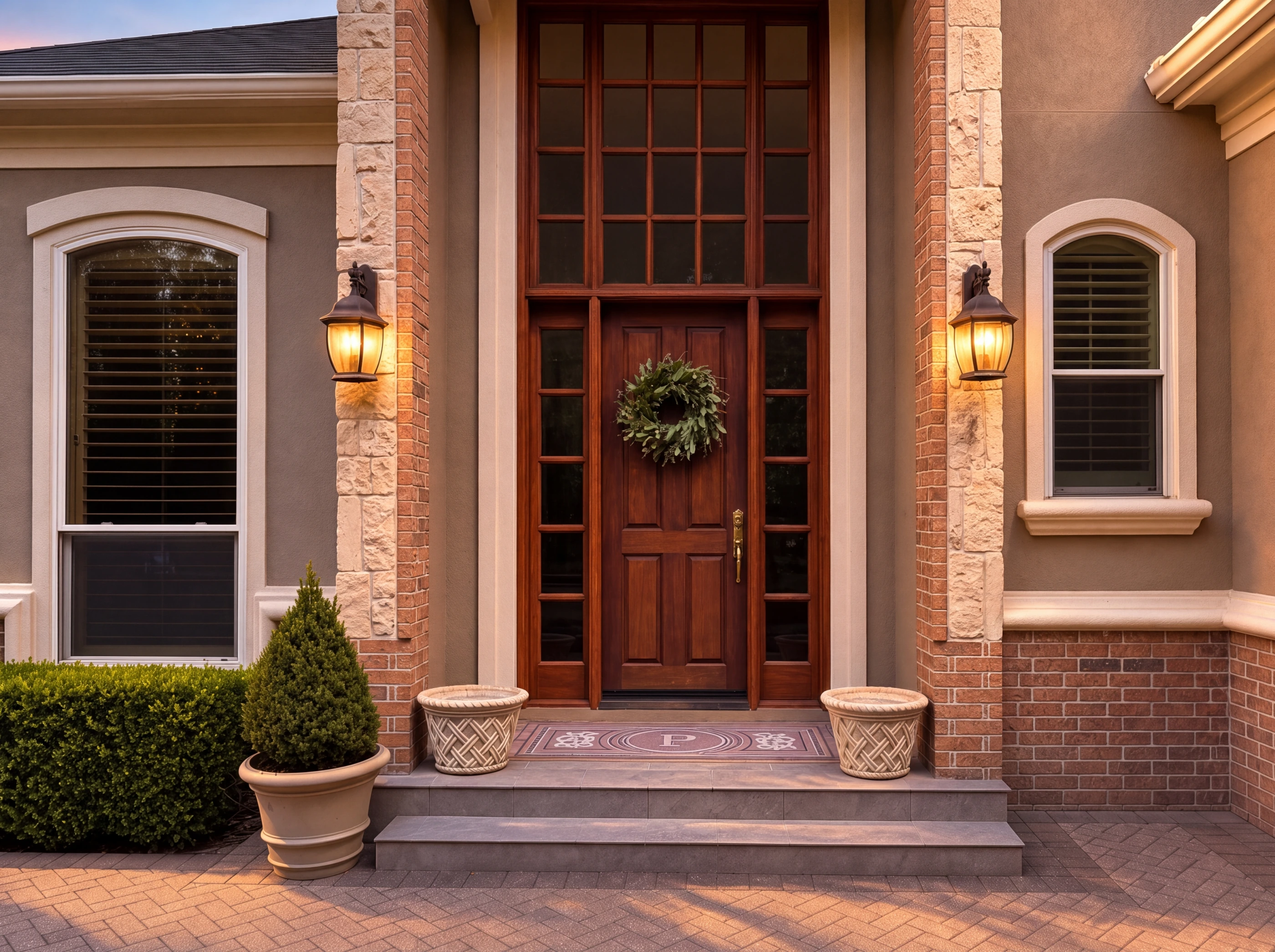 Front door detail